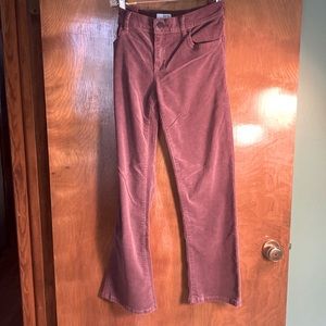 Skinny boot jean -wine narrow corduroy gap 1969 perfect boot cut